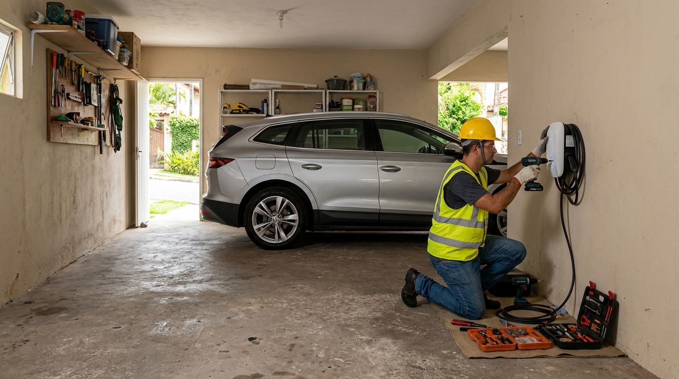 Instalação em garagem ou condomínio em Divinópolis‑MG