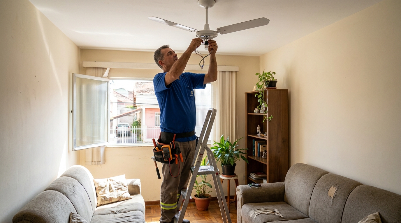 Montagem de Ventilador em Divinópolis‑MG